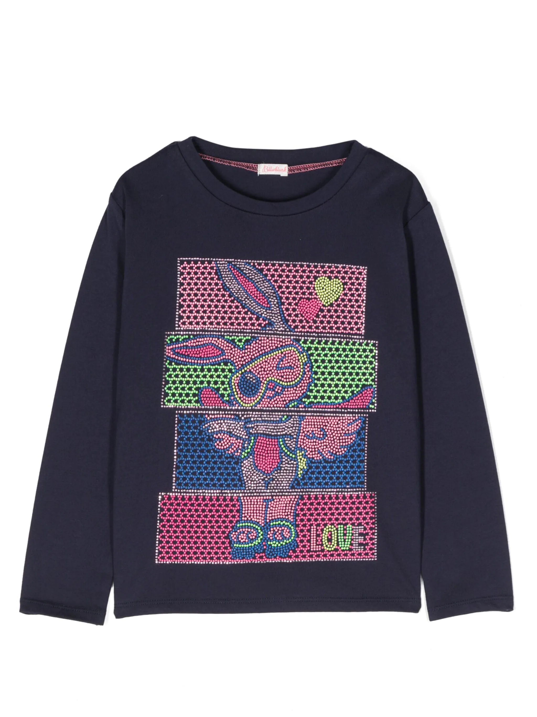 

Футболка с графичным принтом Billieblush, синий