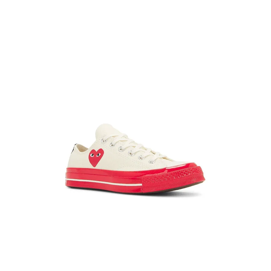 Мужские кроссовки Comme Des Garcons X CDG Play Off White, кремовый — фото 2