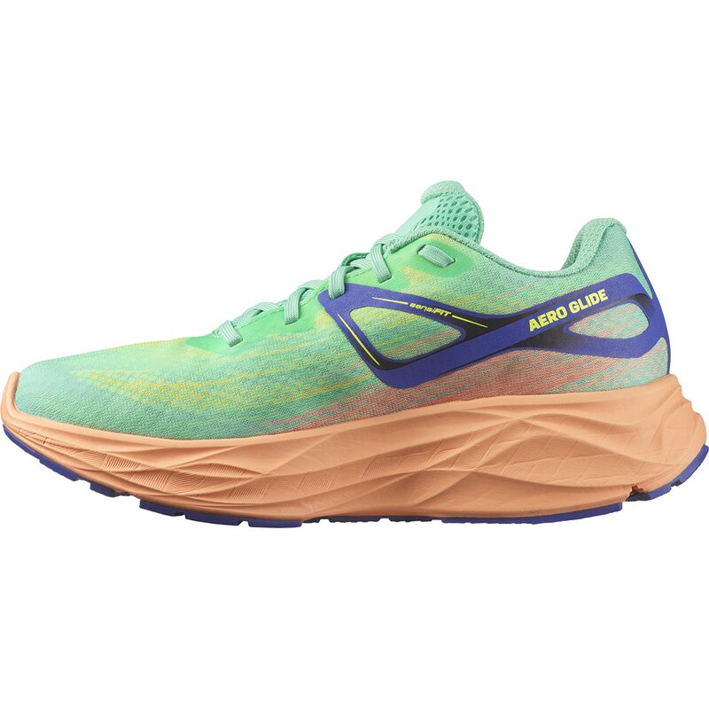 Кроссовки для бега Aero Glide W Ckatoo/Cntlup/Surf W Salomon, мультиколор — фото 4