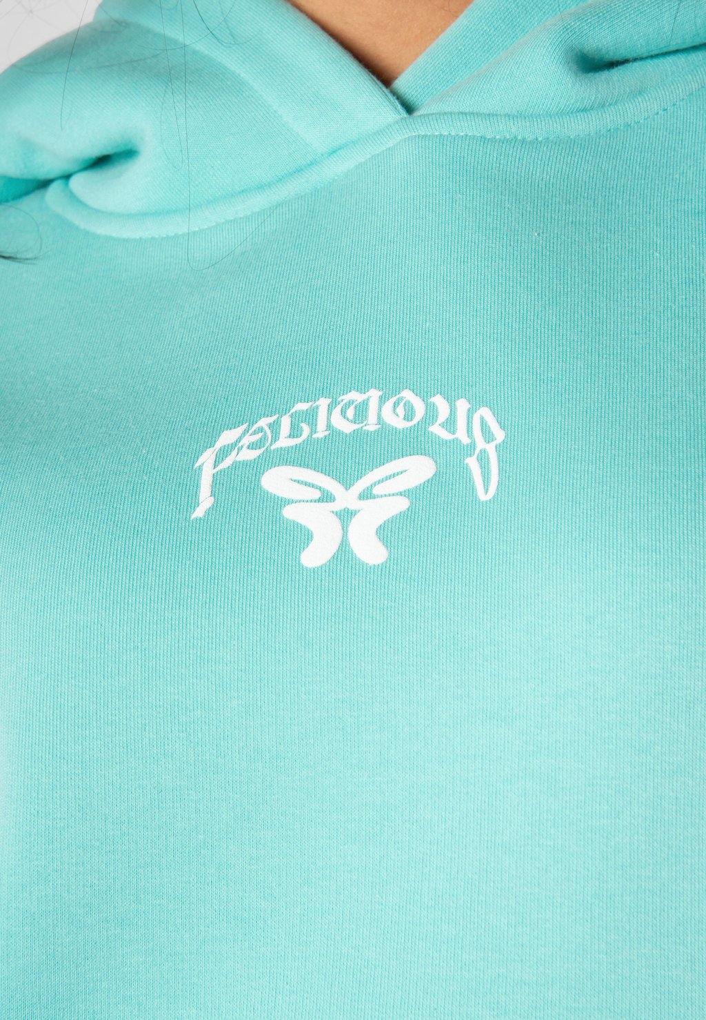 

Толстовка с капюшоном FELICIOUS, бирюзовый