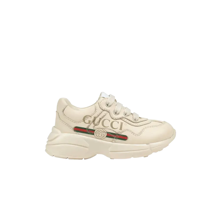 

Кроссовки Gucci Rhyton Leather Sneaker Toddler, Logo