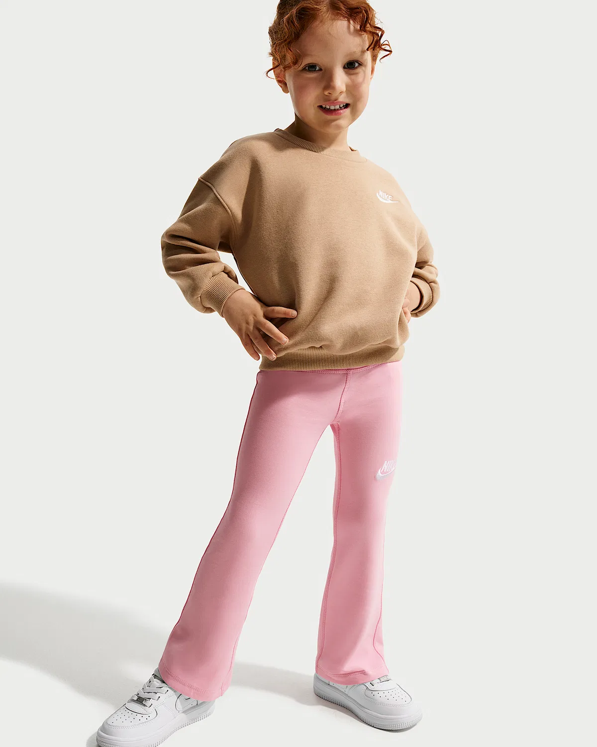 Детские леггинсы Nike Dri-FIT Flared, Pink — фото 4