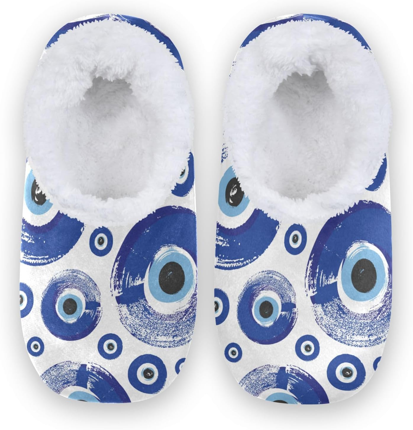 

Домашние тапочки Umidedor с мягкой пенной стелькой для женщин и мужчин, белый/синий