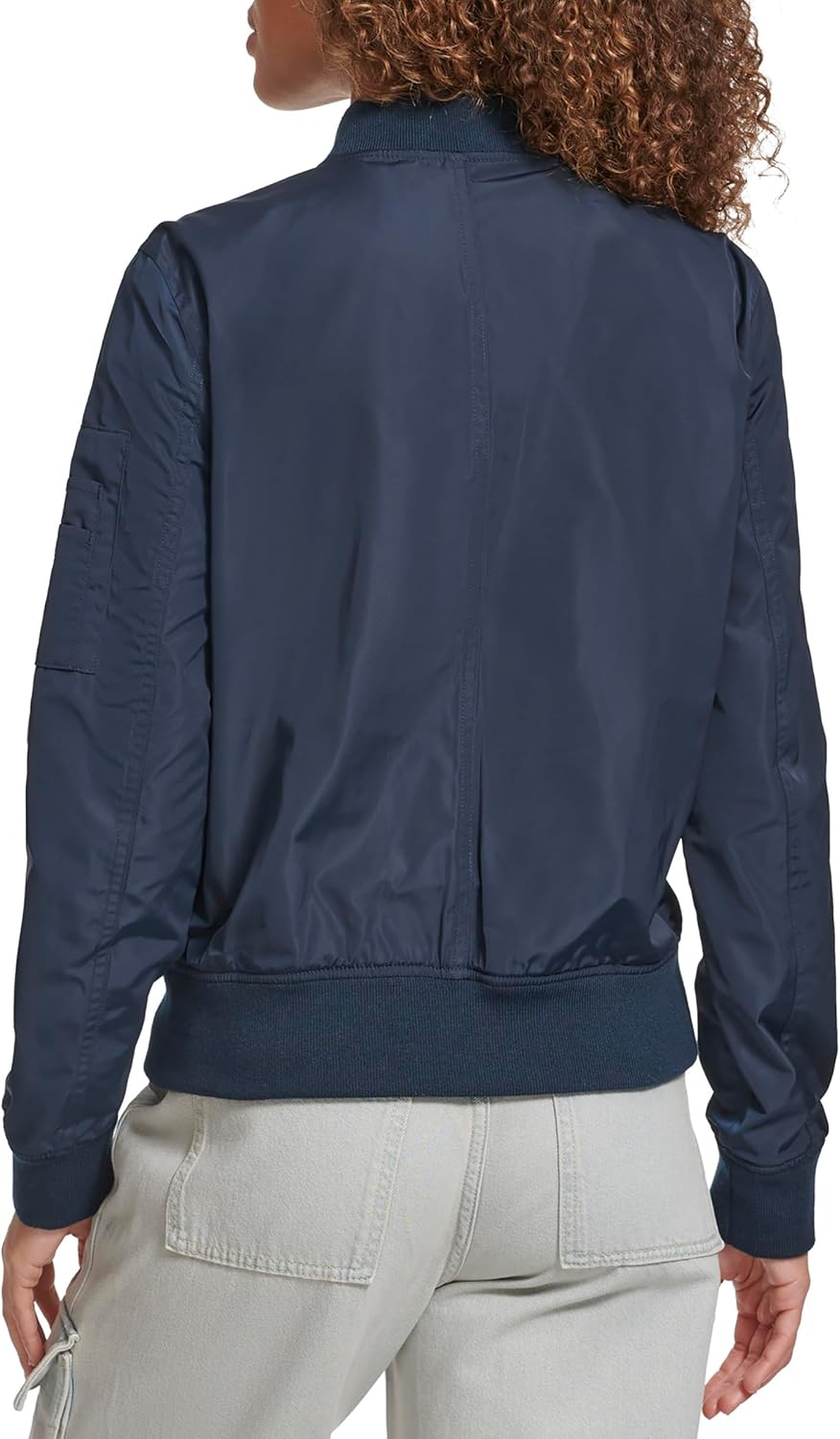 Женская куртка-бомбер Levi's Melanie Newport (стандартный и большой размер), Navy — фото 3