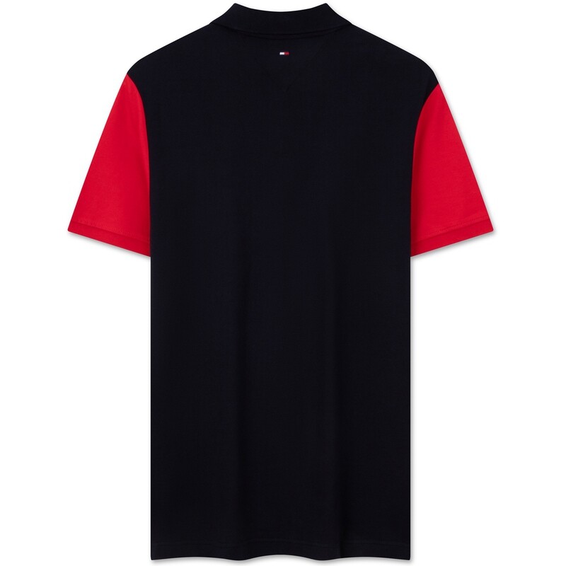 Рубашка поло мужская Tommy Hilfiger, зеленый/белый — фото 4