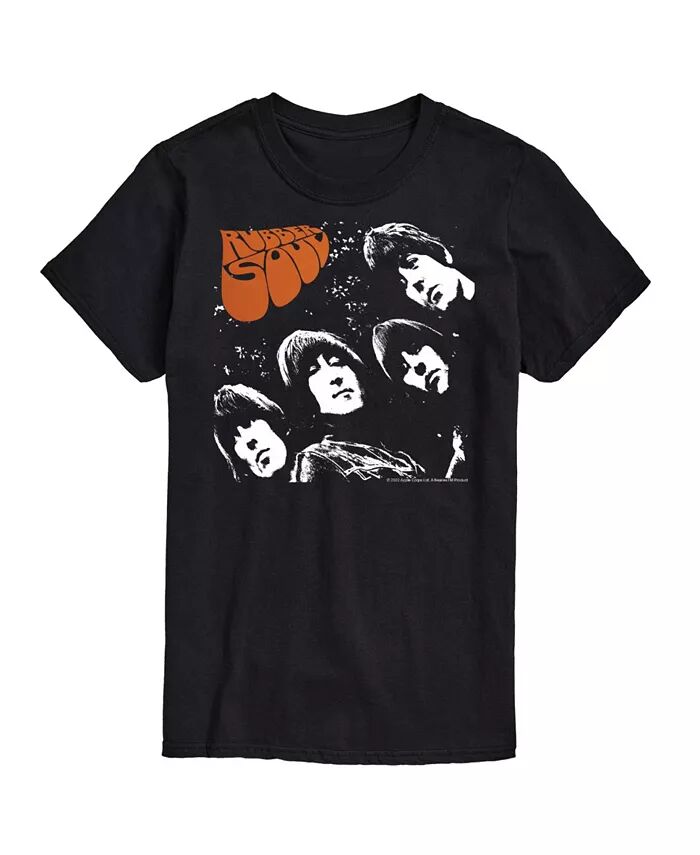 

Мужская футболка с короткими рукавами The Beatles AIRWAVES, черный