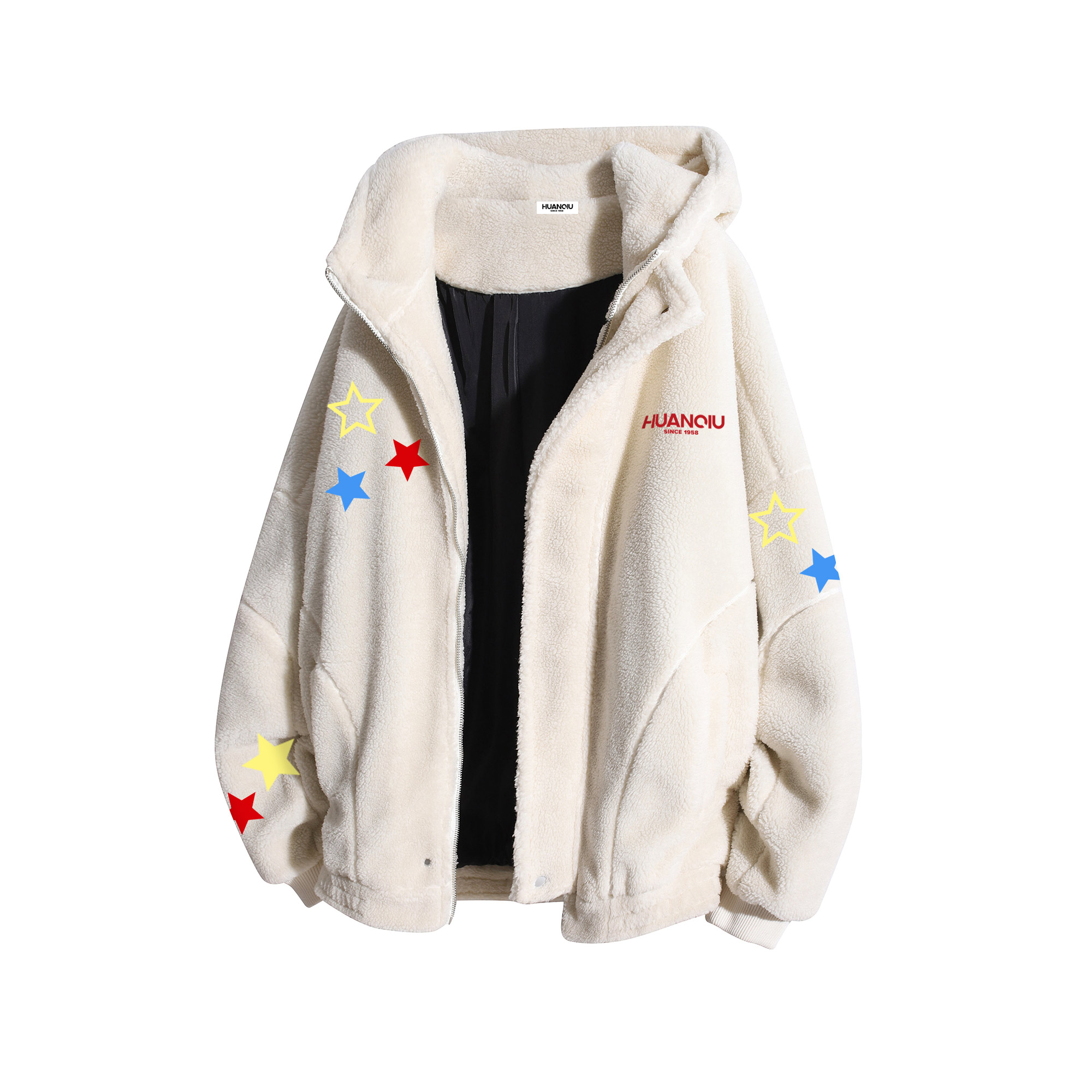 

Пуховик Unisex Hooded Thickened HUANQIU, экрю