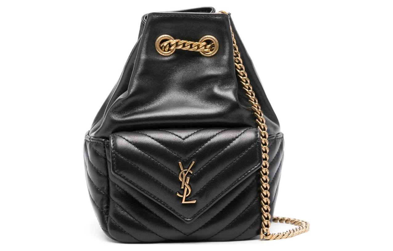 

Кожаная сумка через плечо, женская черная SAINT LAURENT