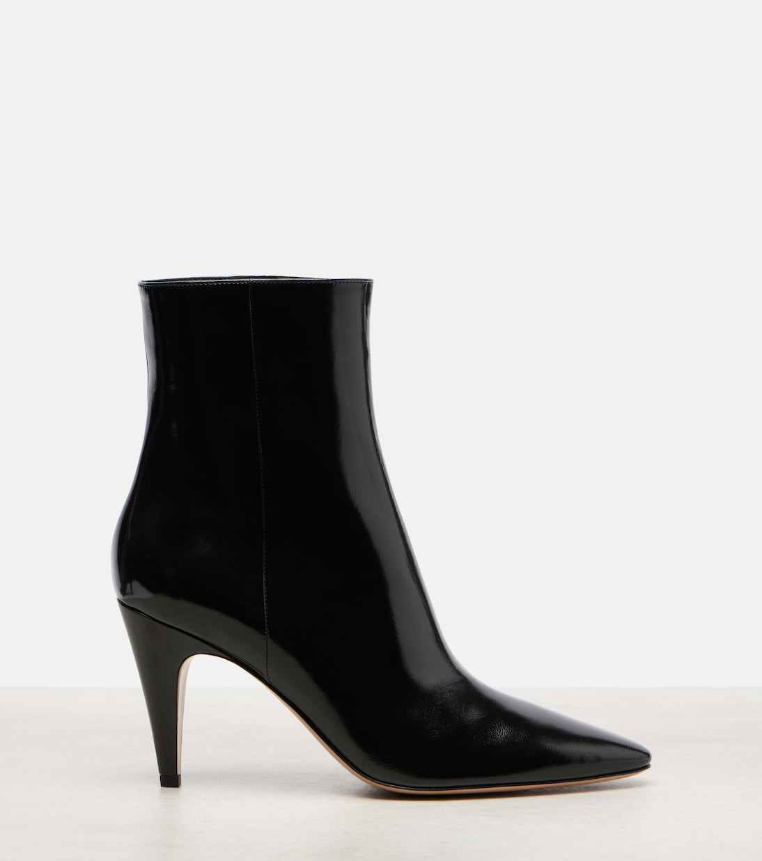 Ботильоны из лакированной кожи Amelia 85 Gianvito Rossi, черный — фото 4