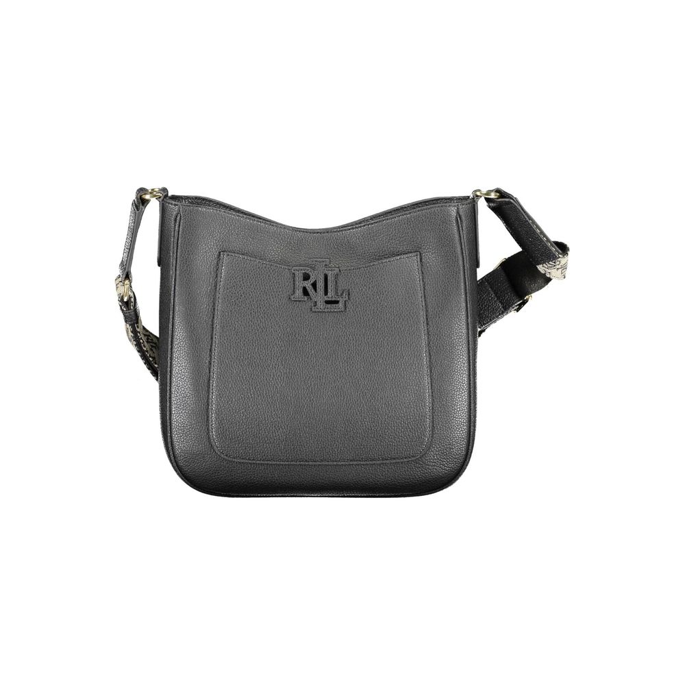 

Черная кожаная сумка Ralph Lauren, Black