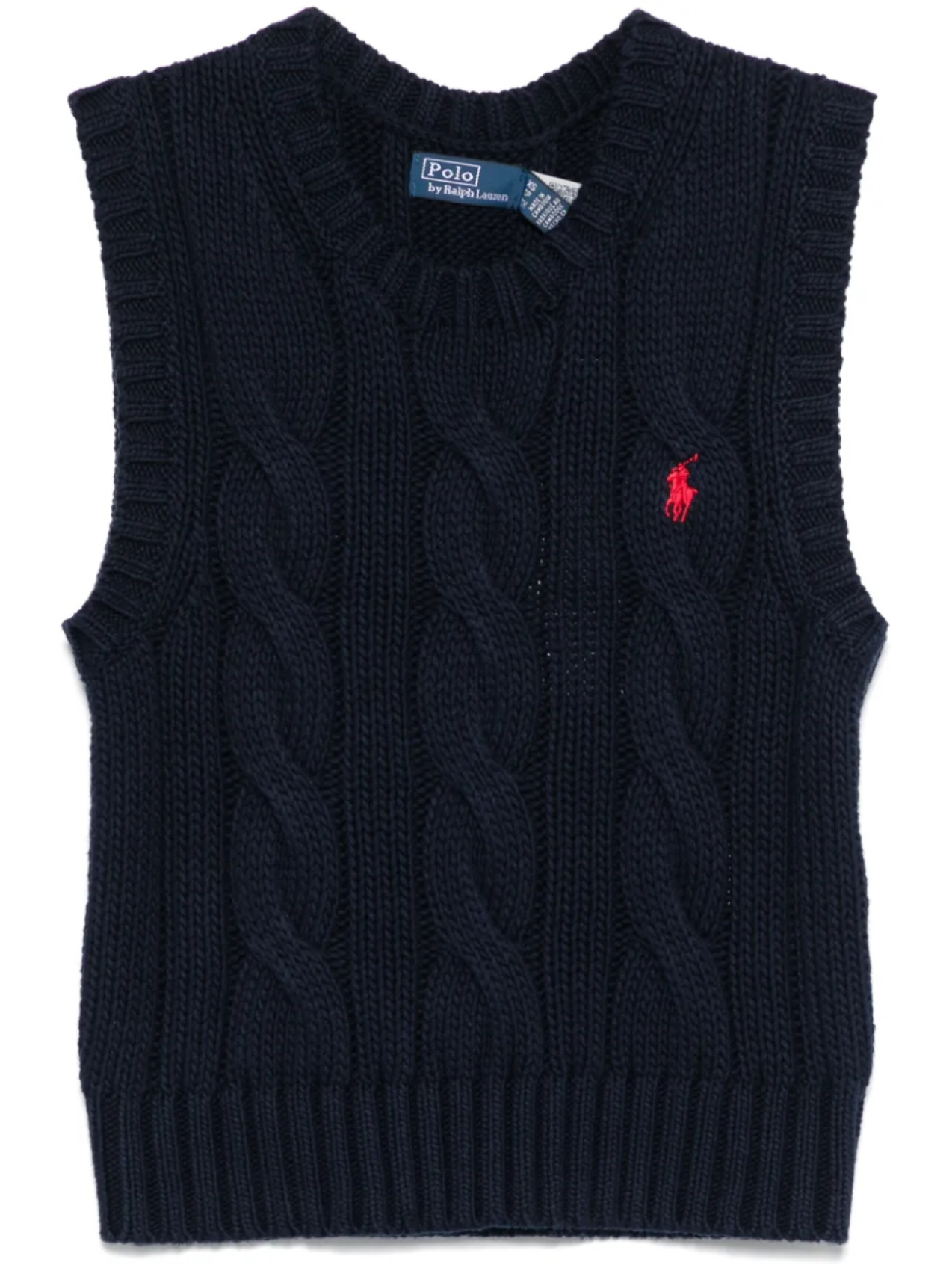 

Polo Ralph Lauren топ фактурной вязки, синий