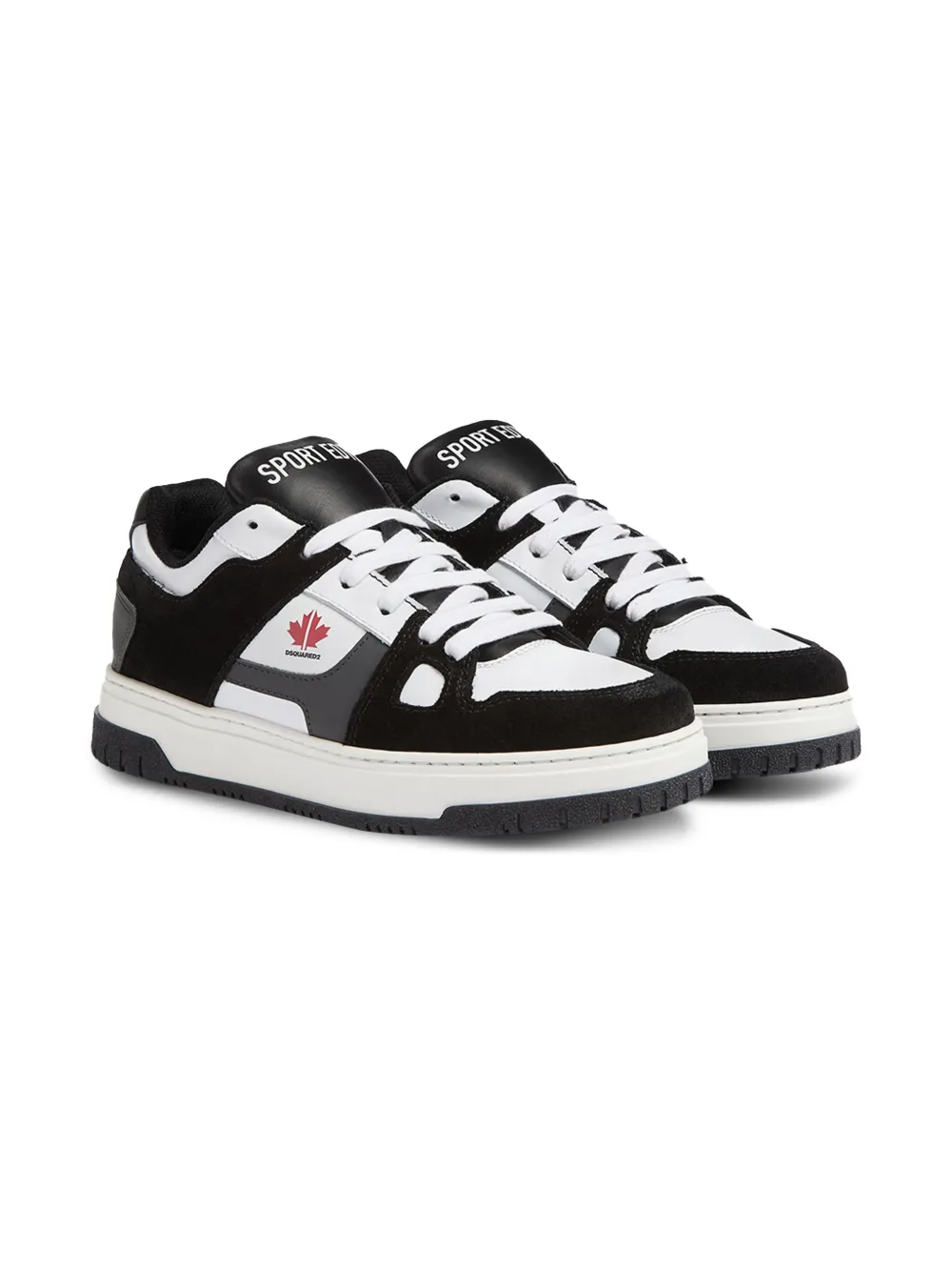 

Кроссовки со вставками DSQUARED2 KIDS, черный