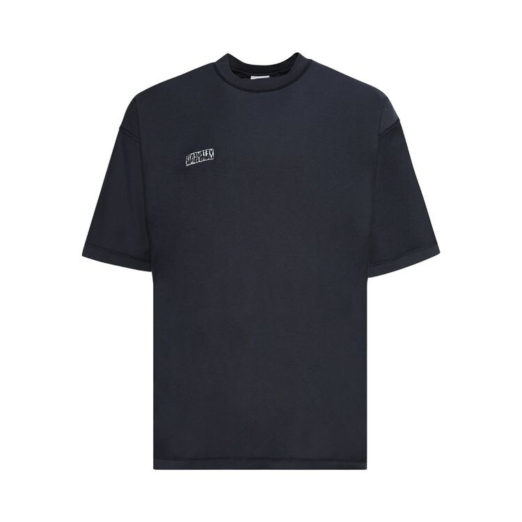 

Футболка Vetements Inside Out Label T-Shirt Navy, синий