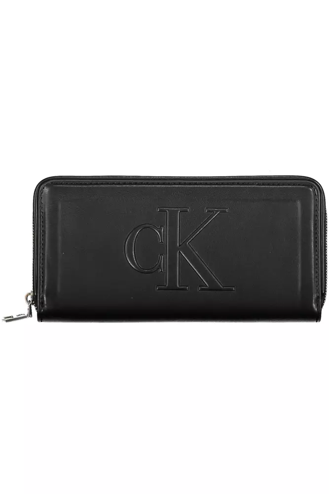 

Черный полиэтиленовый женский кошелек Calvin Klein