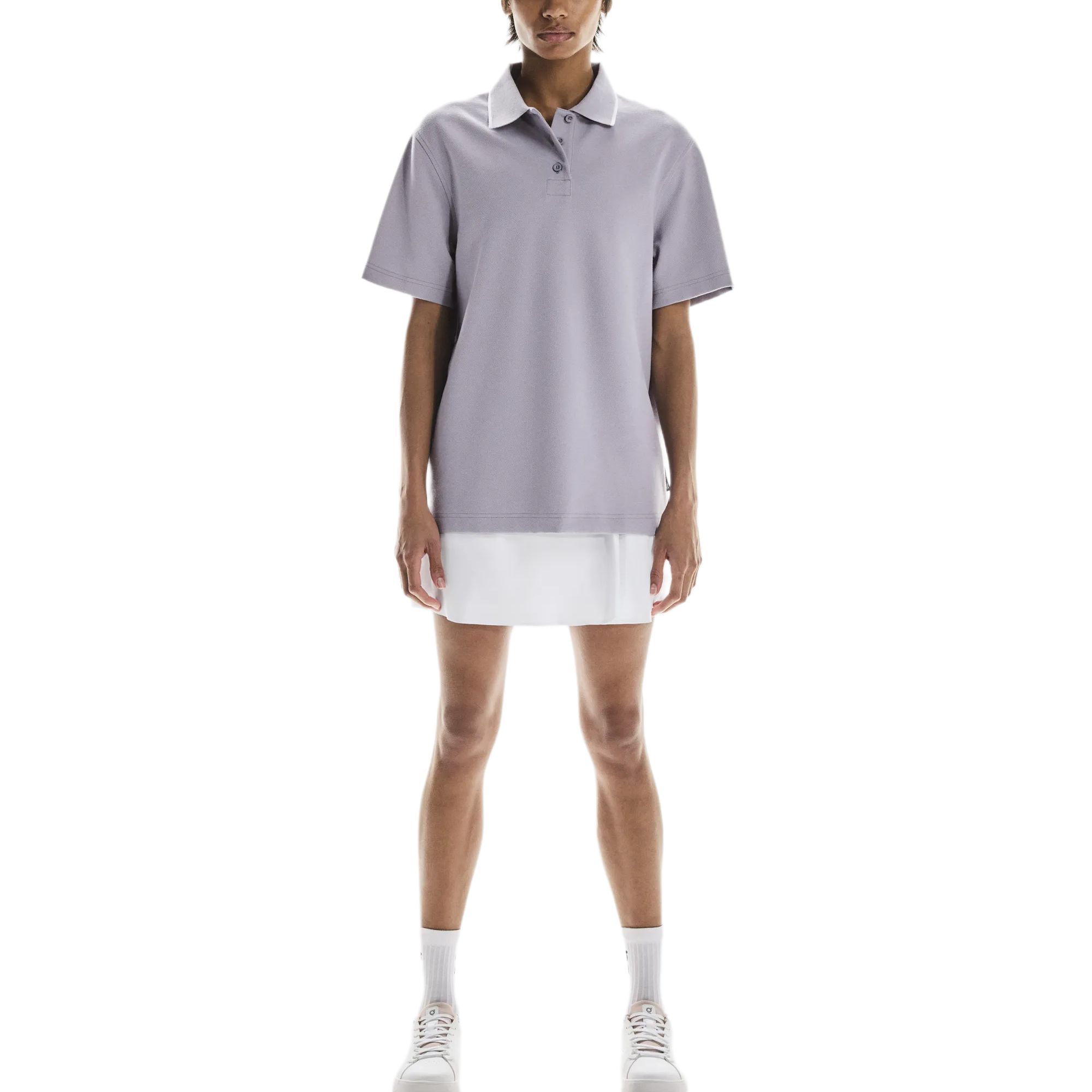 

Футболка поло женская Courtside On, сирень