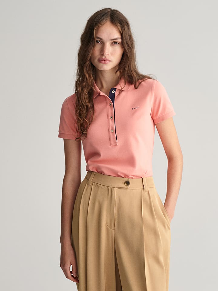 

Поло Gant Poloshirt, розовый