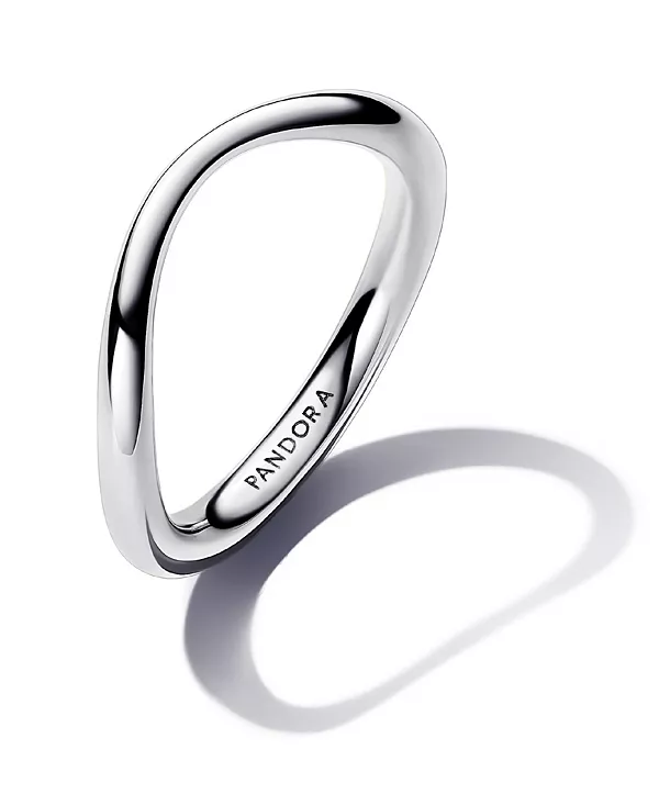 

Кольцо-Лента фасонной формы Pandora, silver