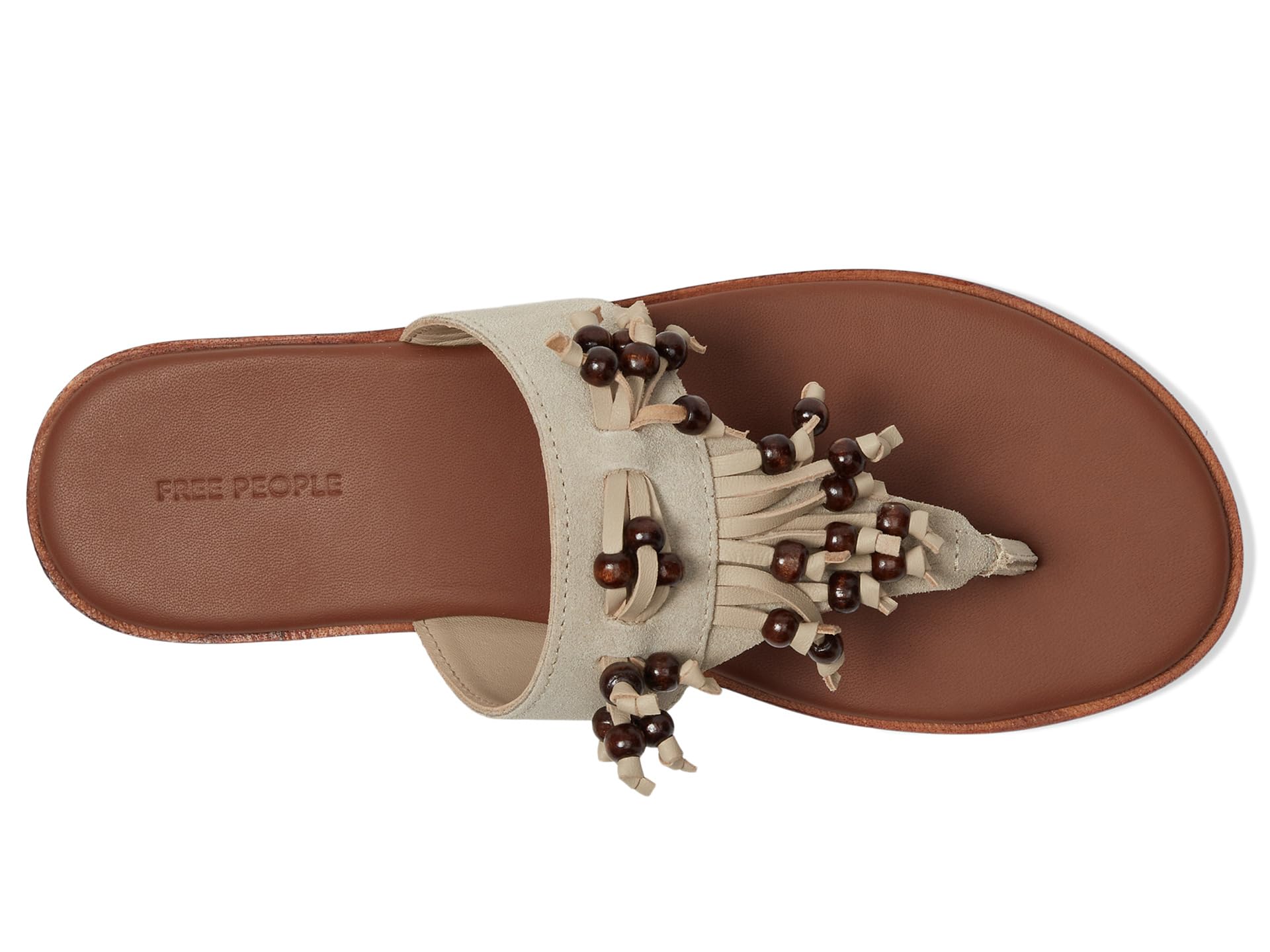 Сандалии Free People Vegan Sadie Sandals, Oiled Silt Suede — фото 2