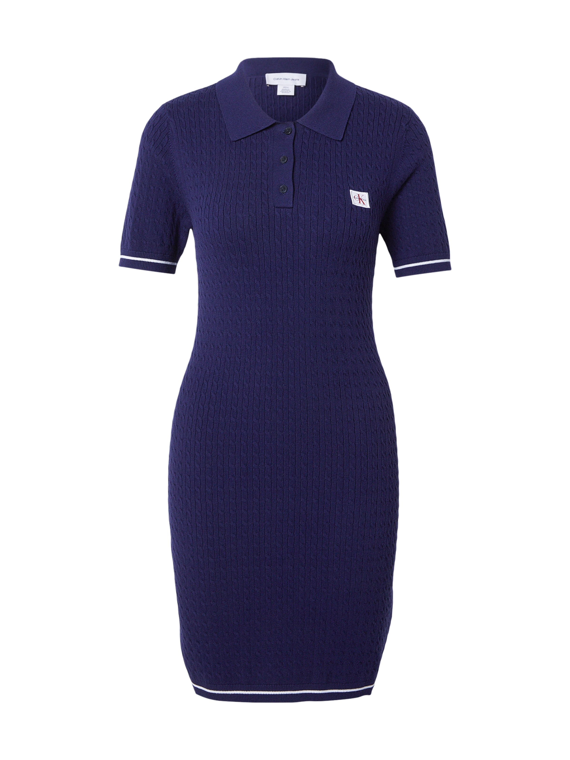 

Calvin Klein Jeans Вязаное платье в фиолетовом цвете