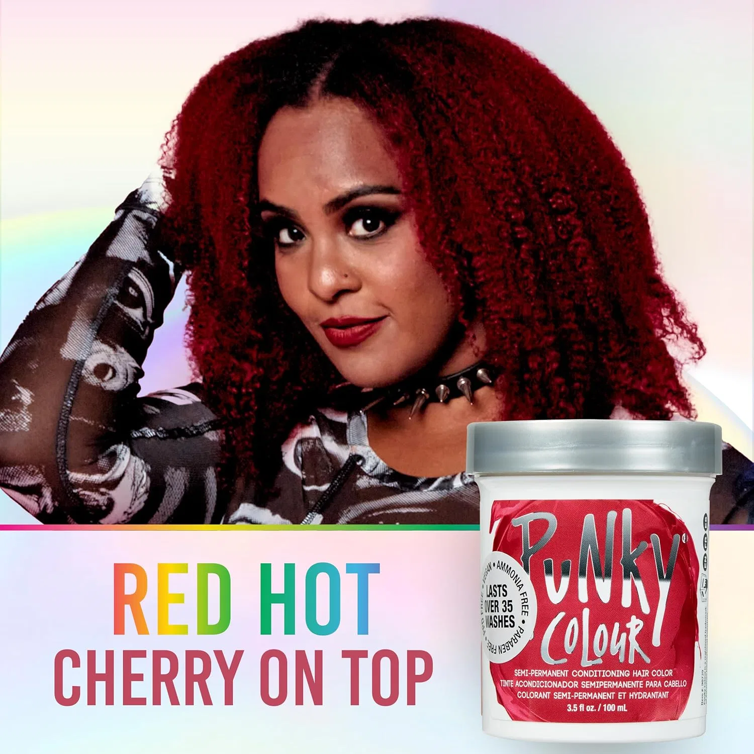 Полуперманентная краска-кондиционер для волос «Cherry On Top» от JEROME RUSSELL Punky Color Punky — фото 3