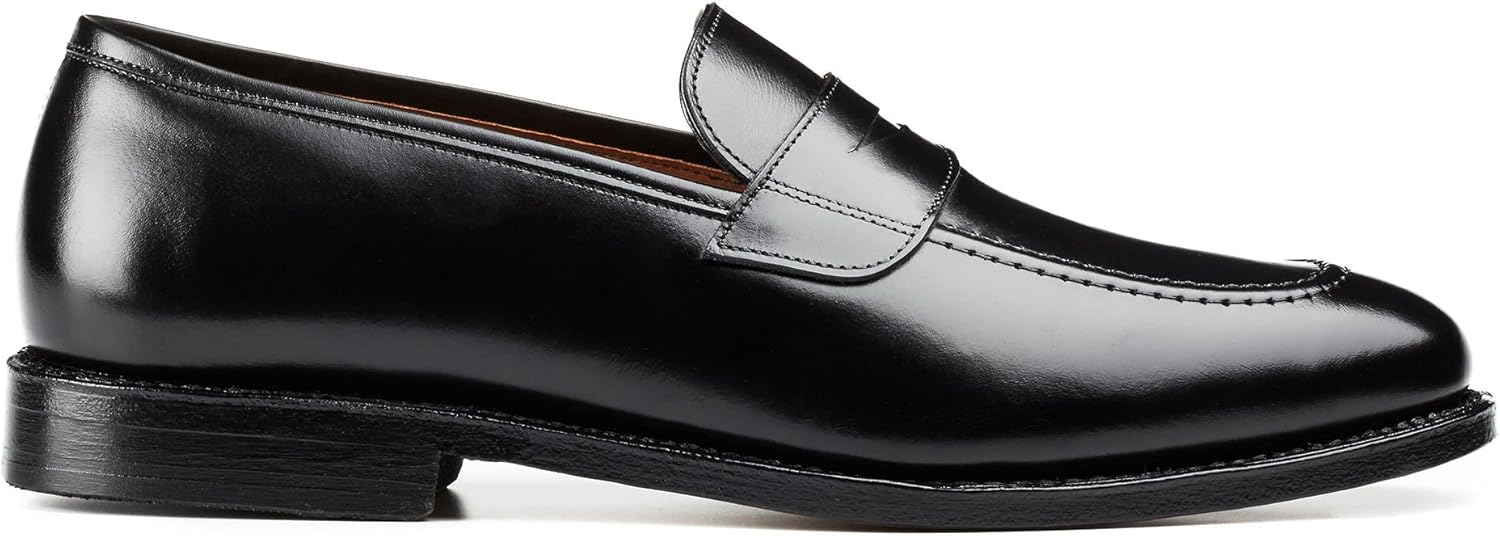 Мужские лоферы Allen Edmonds Lake Forest с классической вставкой, черный — фото 4