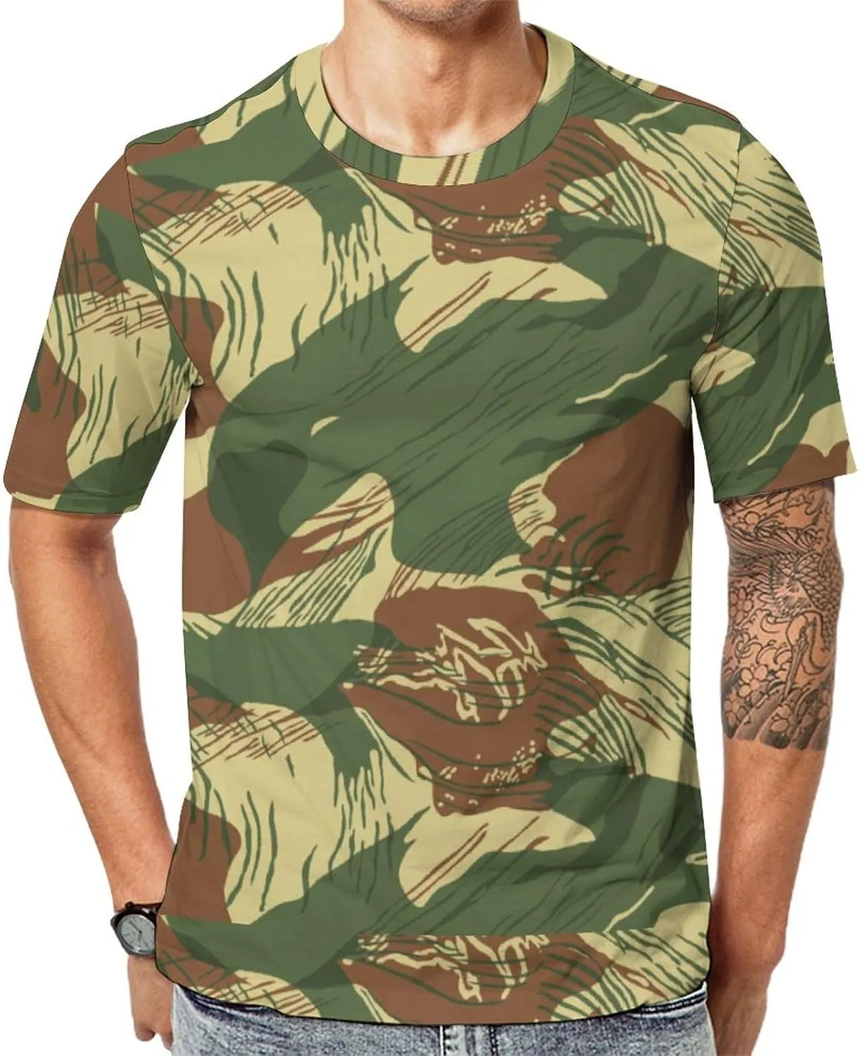 

Футболка с коротким рукавом Rhodesian Camouflage FULAOER