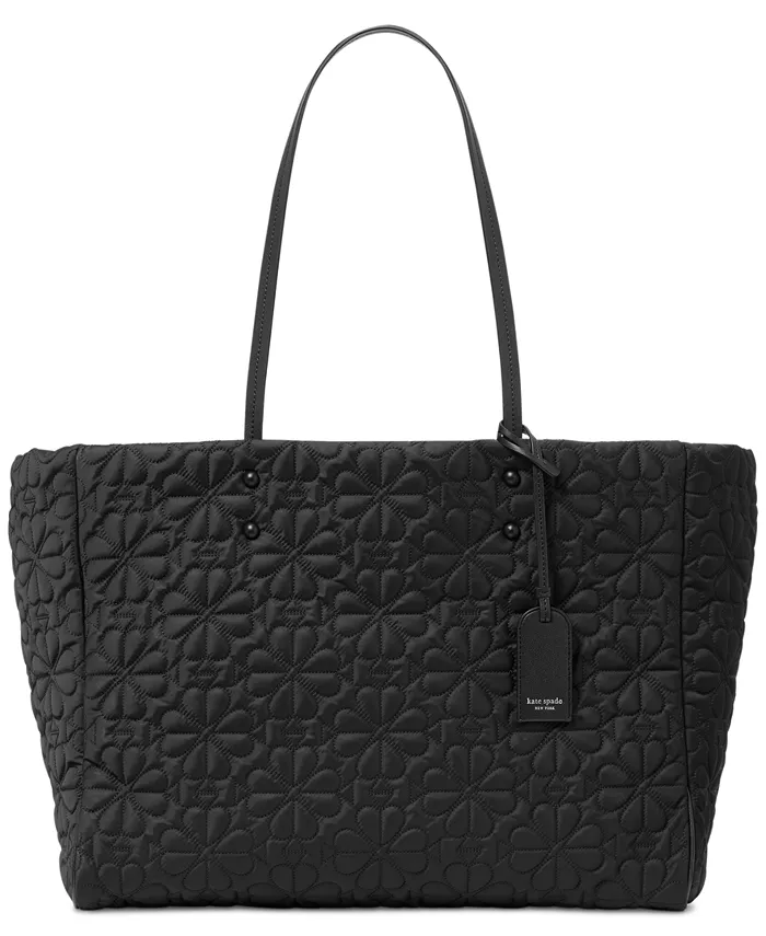 

Тилла Большая Стеганая Сумка-тоут kate spade new york, черный