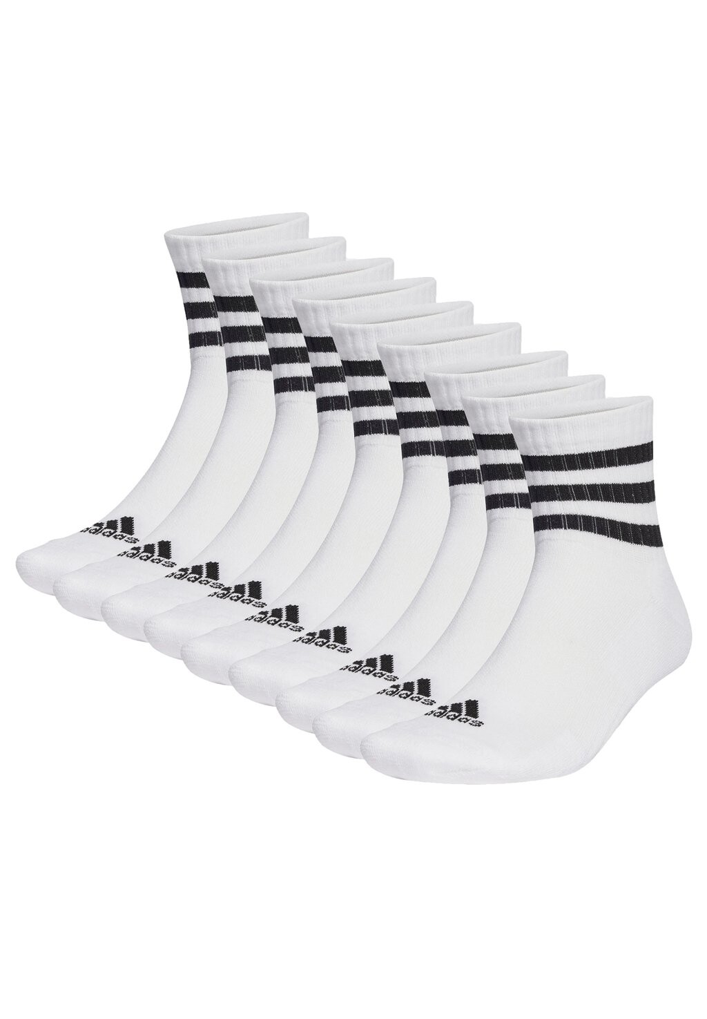 

Спортивные носки MULTIPACK 9 PAAR SPORTSWEAR MID CUT UNISEX adidas Performance, цвет white