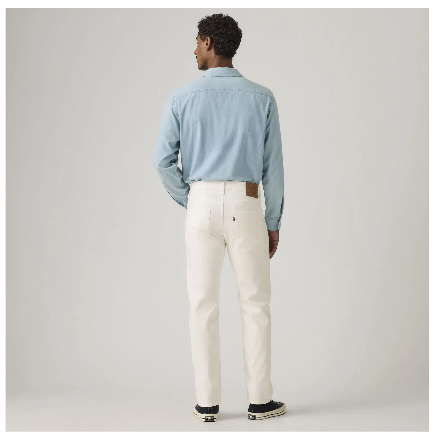 Мужские джинсы 502 Taper Authentic Soft Levi's, White — фото 3