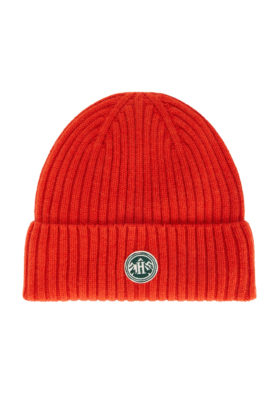 

Шапка-Бини peak из кашемира Hemlock Hat Co, цвет flame