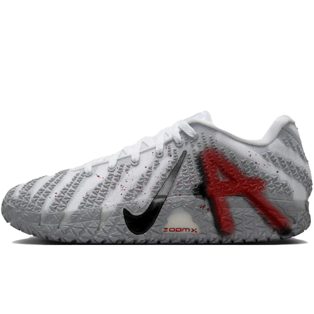 

Ja Morant 3 Charming Red Preserved Fruit низкие баскетбольные кроссовки Unisex красный Nike, серый/красный