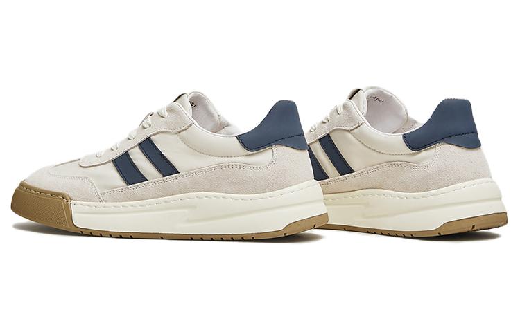 Низкие кроссовки German Army Trainers мужские бежево-серо-голубые TATA, бежево-серо-абрикосовые — фото 3