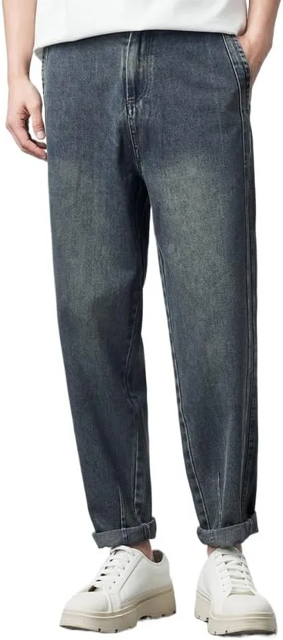 

Микро суженные джинсы, Small Straight Leg мужские повседневные SIDUFHAOPKLL