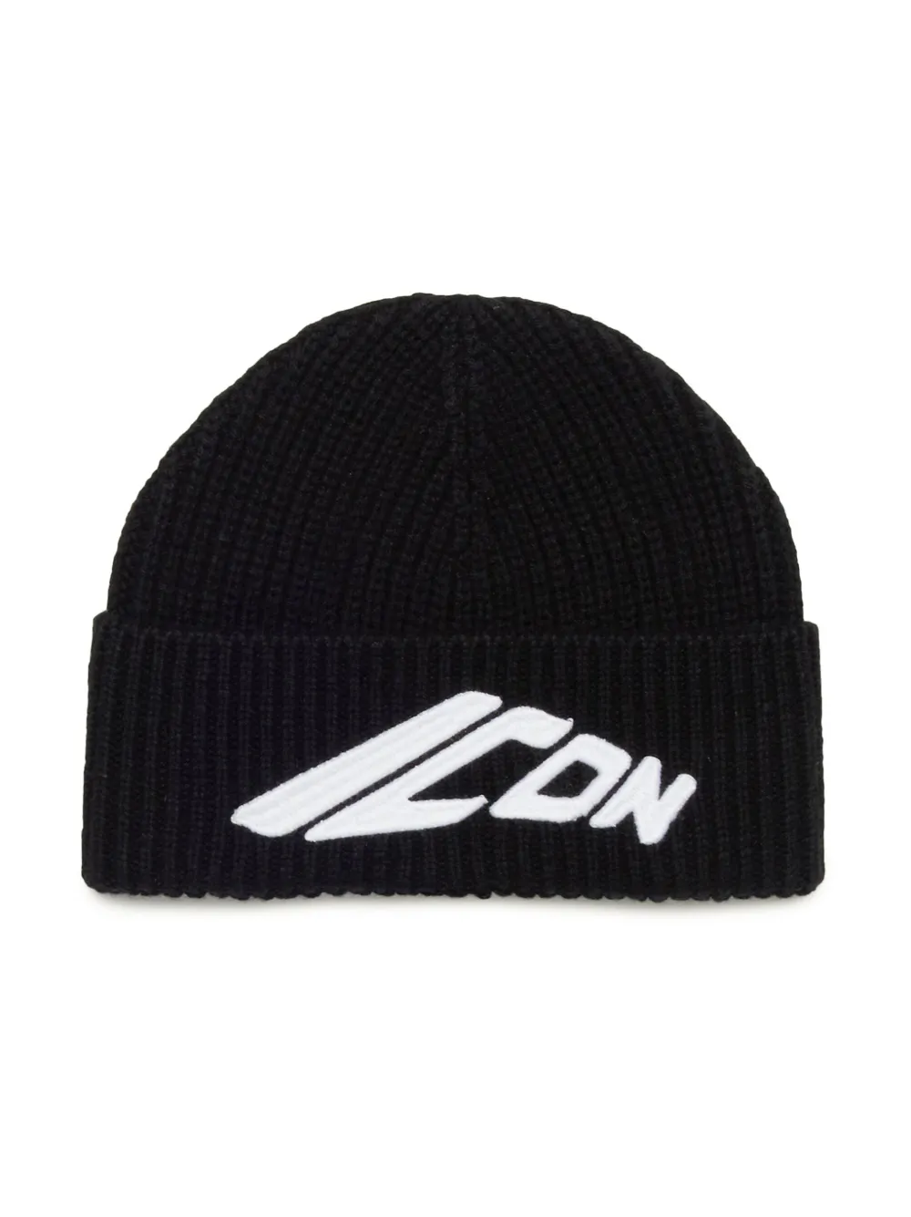 

Шапка бини с вышивкой Icon DSQUARED2 KIDS, черный