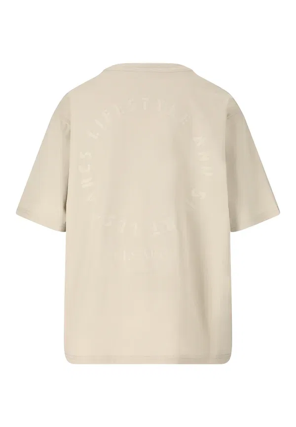 Футболка ziller print t-shirt Les'Arcs, каменно-белый — фото 2