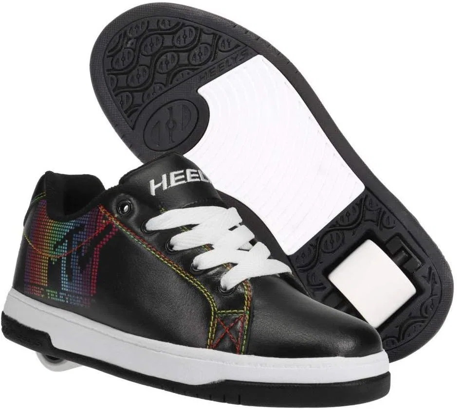 Мужские кроссовки Heelys X MTV MTV Split (Hes10359) для легкой атлетики, Black White Rainbow Pu — фото 2