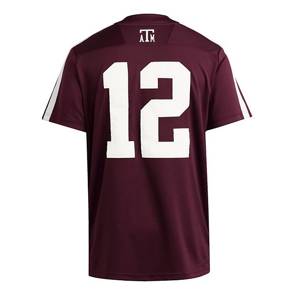 Мужская футболка Texas A&M Aggies Premier Strategy #12 Adidas — фото 4