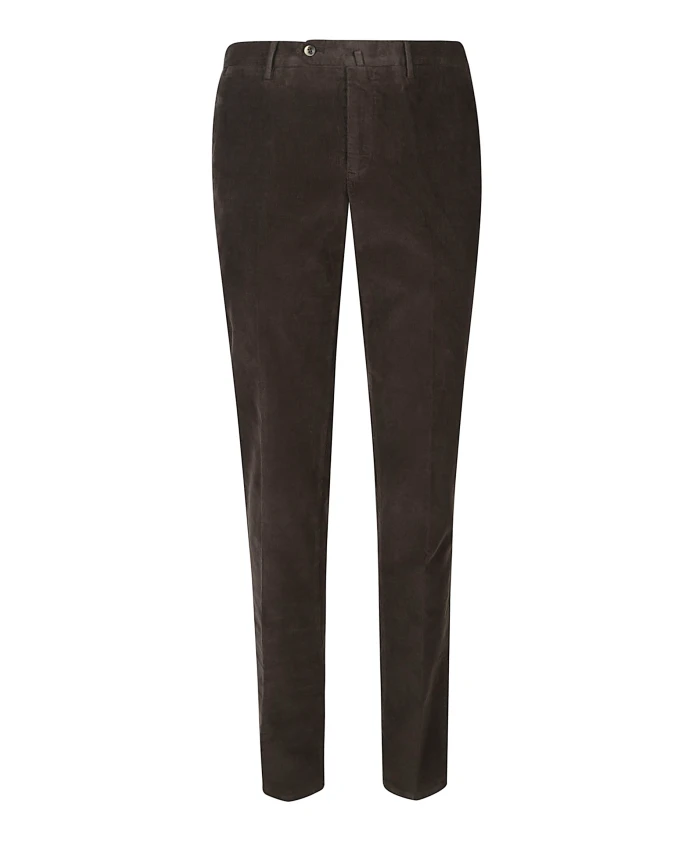 

Узкие брюки прямого кроя Pt Torino, коричневый