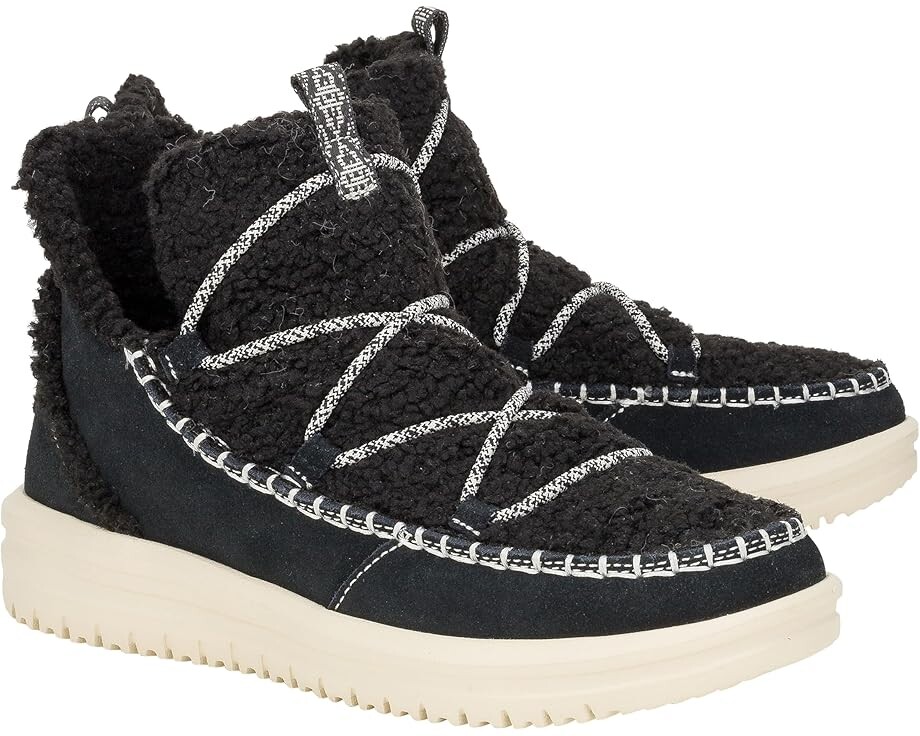

Ботинки Hey Dude Camden Suede Cozy, черный