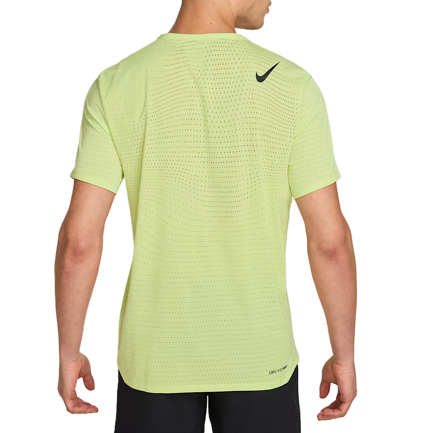 Мужская футболка для бега AeroSwift Dri FIT Adv с короткими рукавами Nike, желтый — фото 4