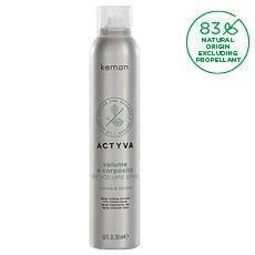 

Kemon Actyva, Volume e Coposita Dry Volume Spray, Сухой спрей, придающий объем и текстуру волосам, 200мл