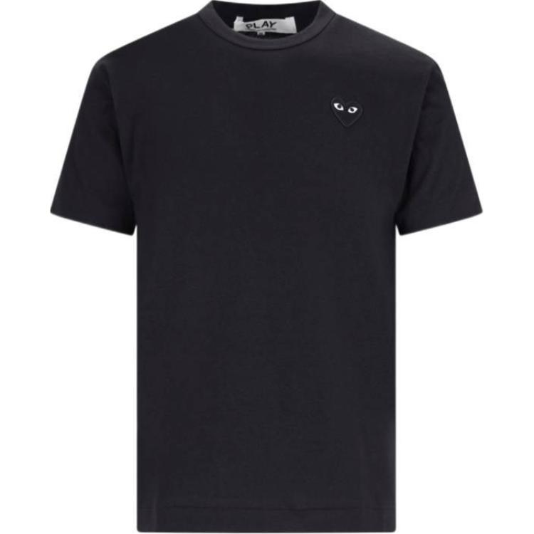 

Футболка Comme Des Garcons Play с эмблемой CDG Play, черная