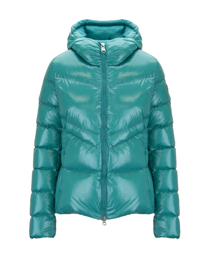 

Пуховая куртка с высоким воротником и капюшоном. Colmar, зеленый