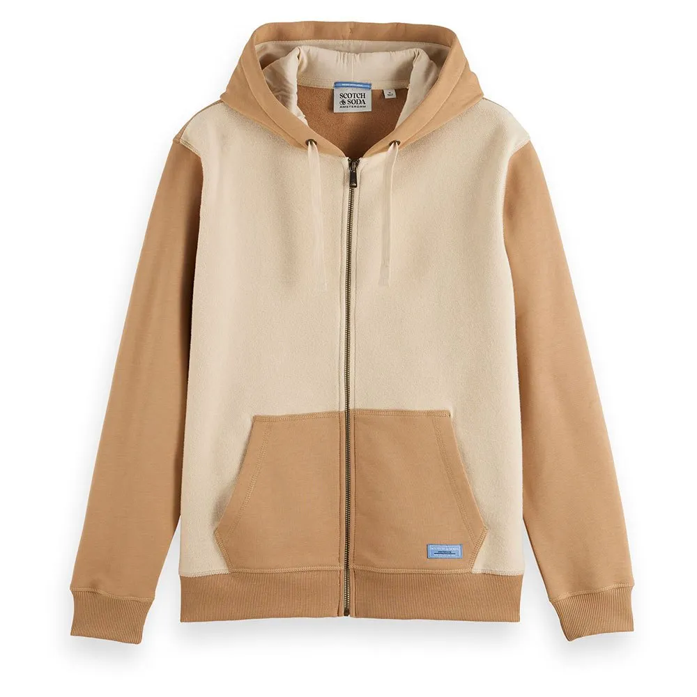 

Толстовка Scotch & Soda 178462 full zip, бежевый