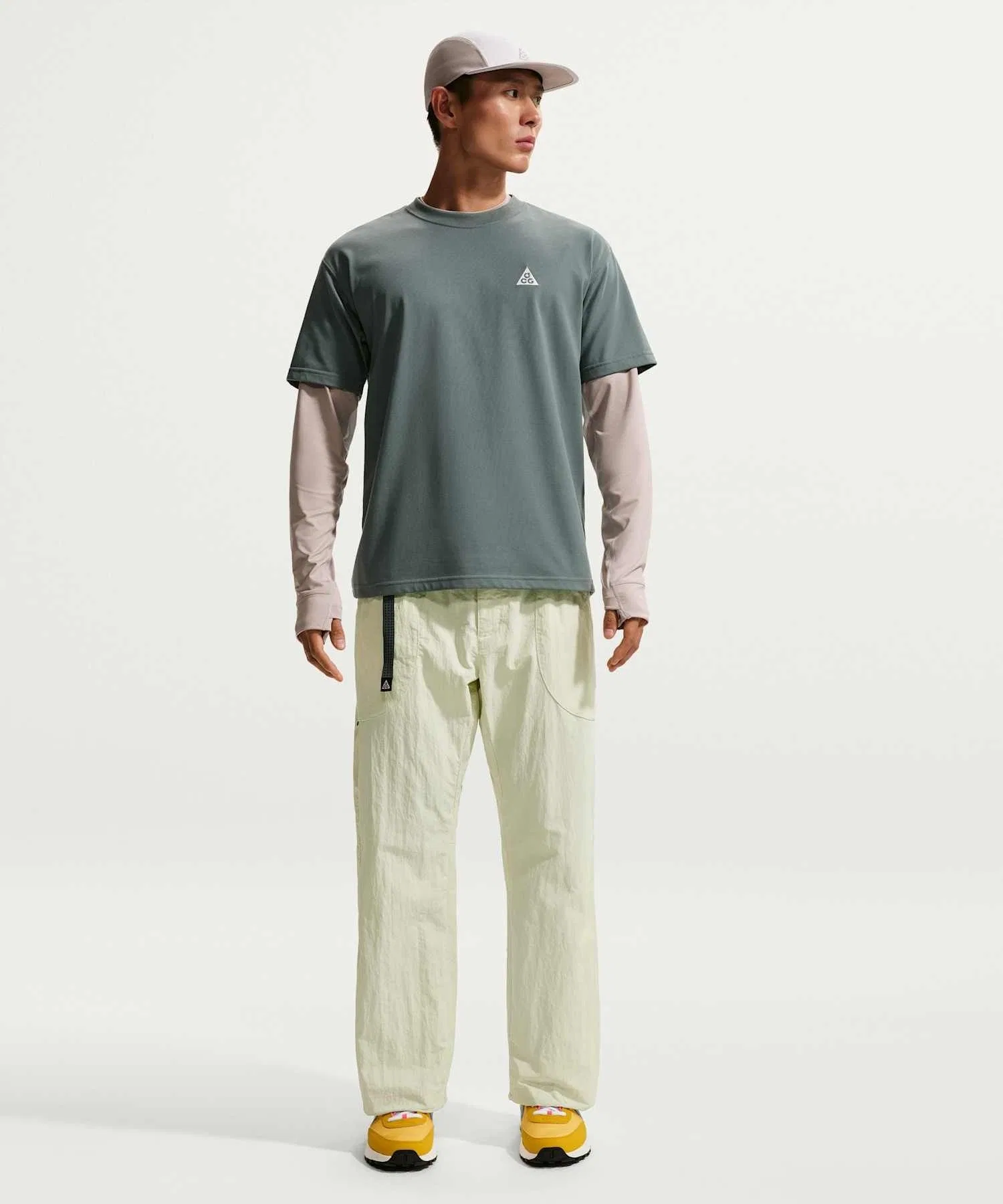 Мужские брюки Nike ACG 'Dolomiti' с защитой от ультрафиолета, прямые, бренд Nike, зелёные