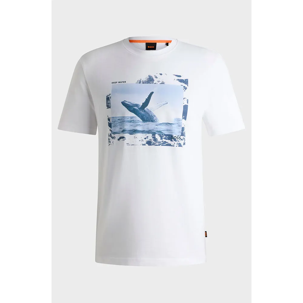 

Футболка с коротким рукавом BOSS Dunetrace 01, белый