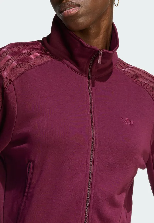 Толстовка firebird на молнии Adidas Originals, Maroon — фото 4