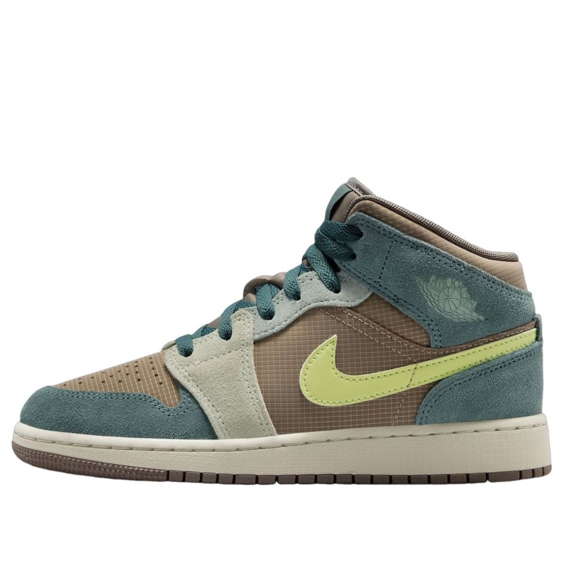 

(GS) Air Jordan 1 Mid We Outside 'Khaki Hasta'