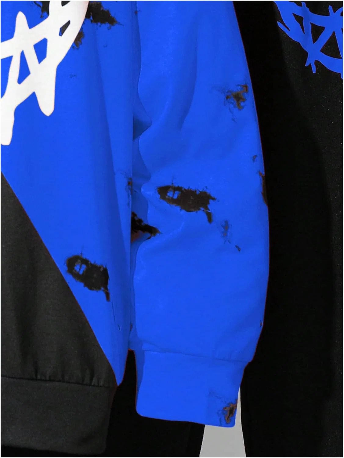 Детский спортивный костюм с принтом WDIRARA, 2 предмета, Royal Blue — фото 4