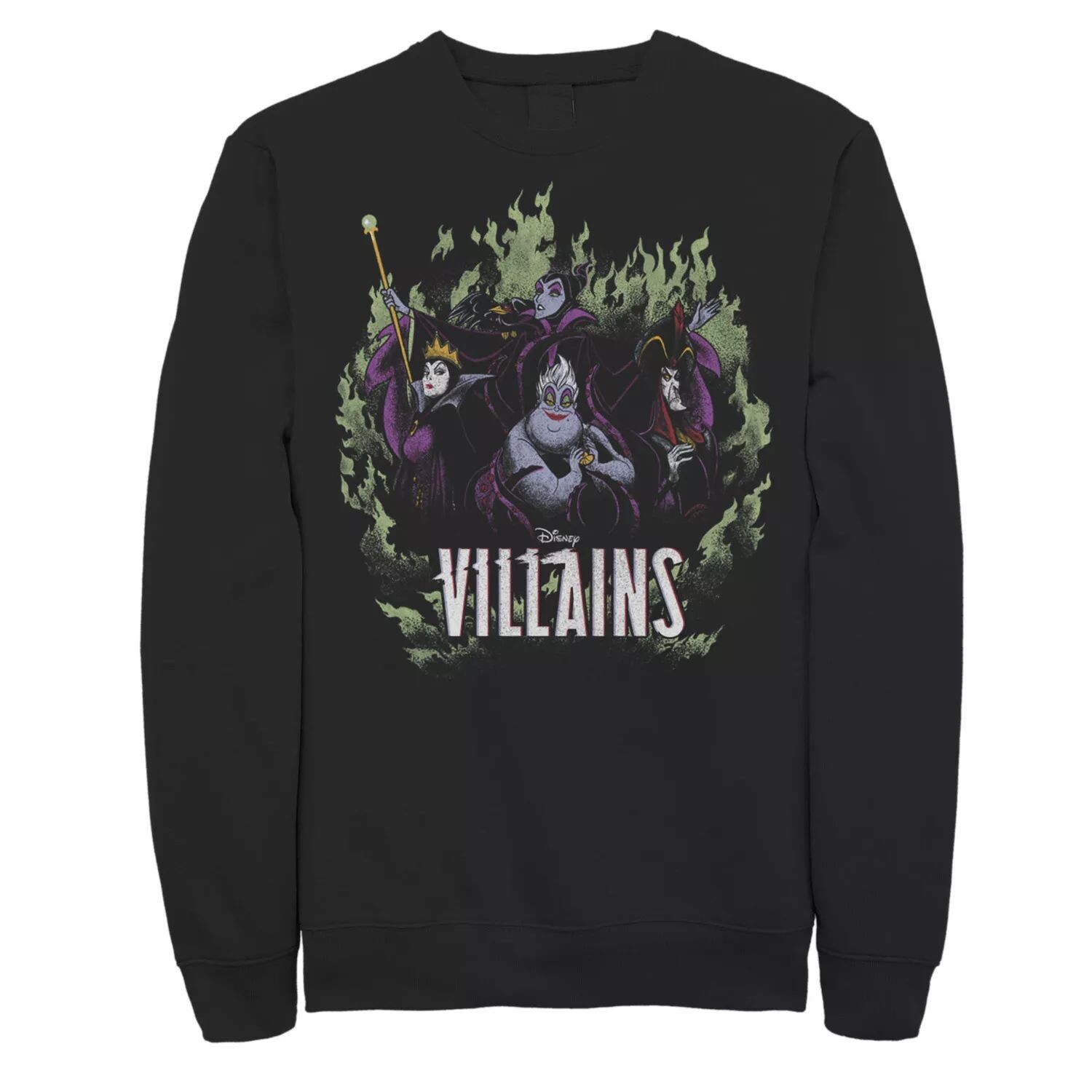 

Мужские флисовые брюки Villains Green Flame Group Shot Disney